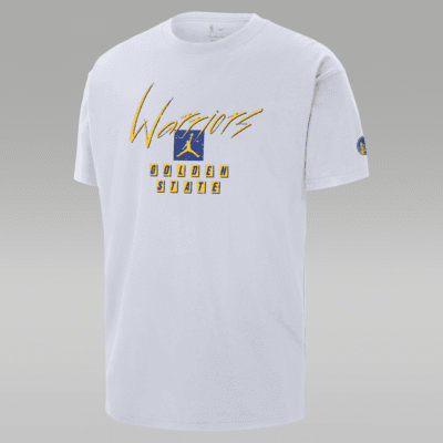 Golden State Warriors Courtside Statement Edition Men s Jordan NBA Max90 T Shirt. Nike